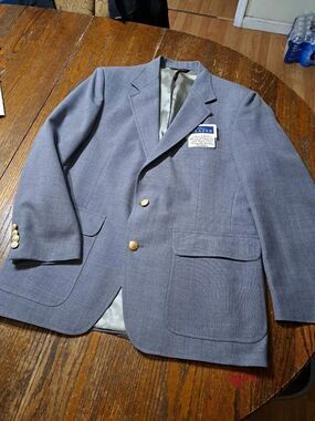 New 44XL Madison Grey Singl Breast Notch Lapel Suit Sport Coat Jacket Blazer NWT